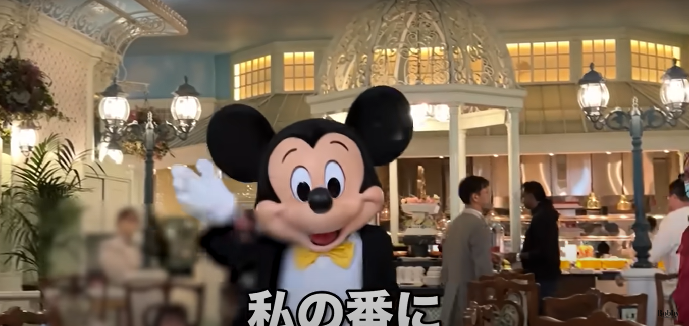 香港ディズニーランドホテル　エンチャンテッド・ガーデン・レストラン　朝食