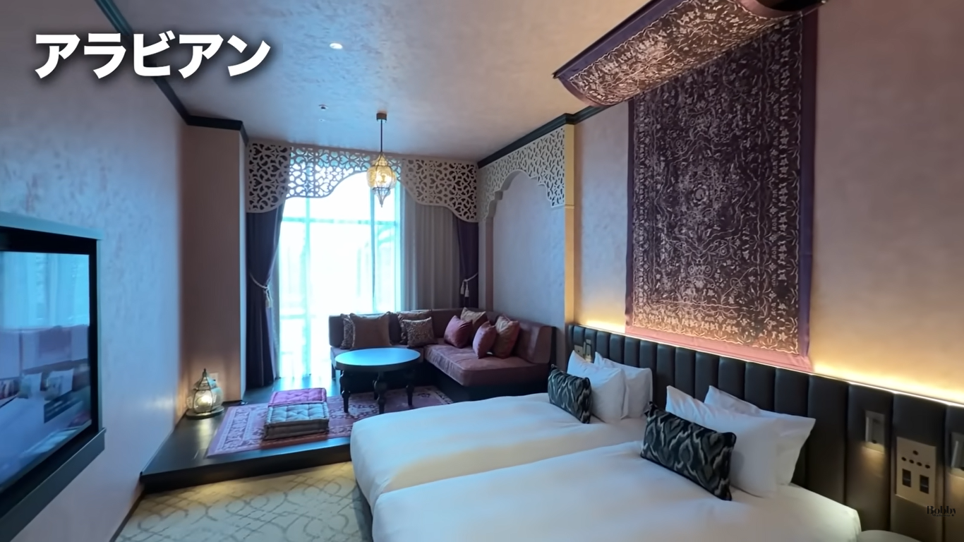 ザ ロイヤルパークホテル舞浜リゾート東京ベイ　客室　スーペリアトリプルルーム　ギリシャブルー