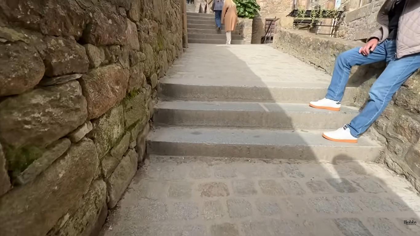 モンサンミッシェル　修道院　見学