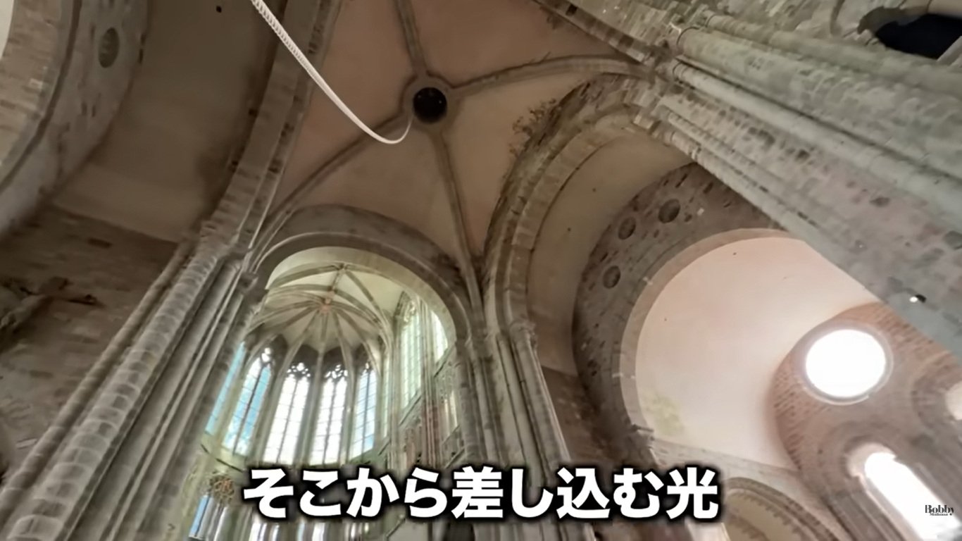 モンサンミッシェル　修道院　見学