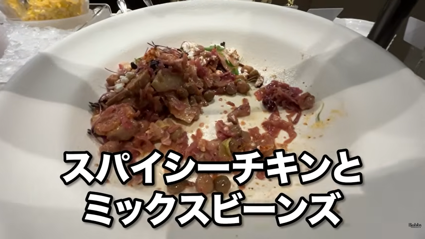 ファンタジースプリングスレストラン　ディナーブッフェ　夕食