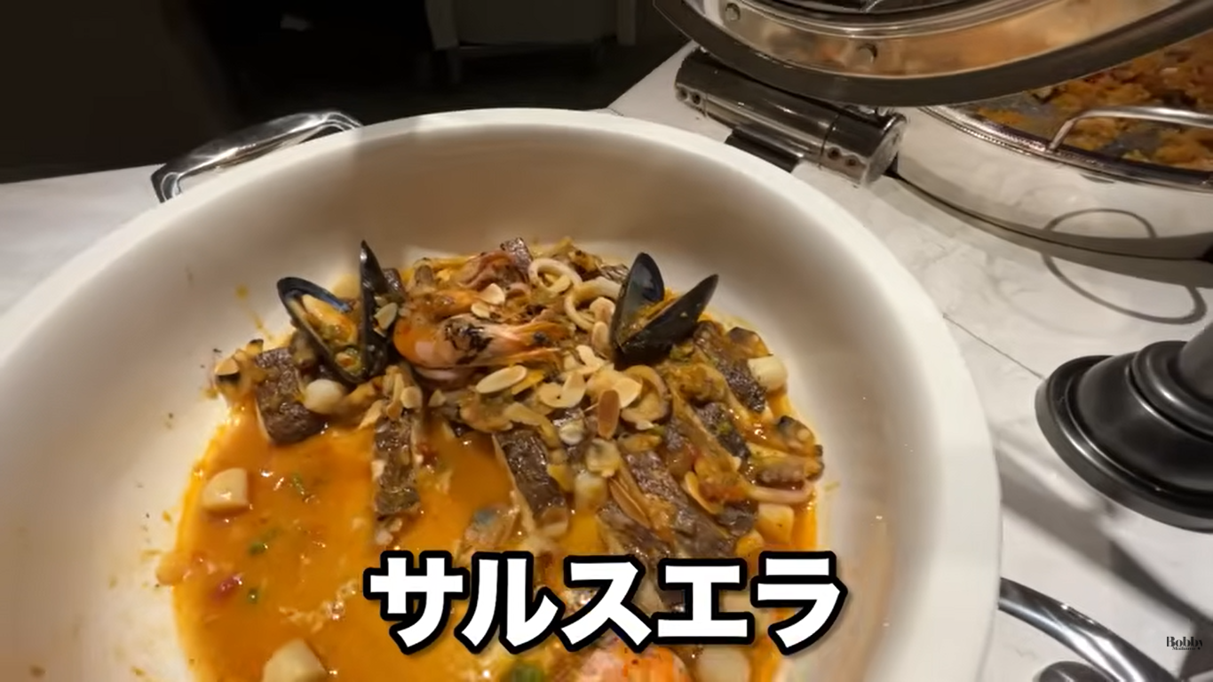 ファンタジースプリングスレストラン　ディナーブッフェ　夕食
