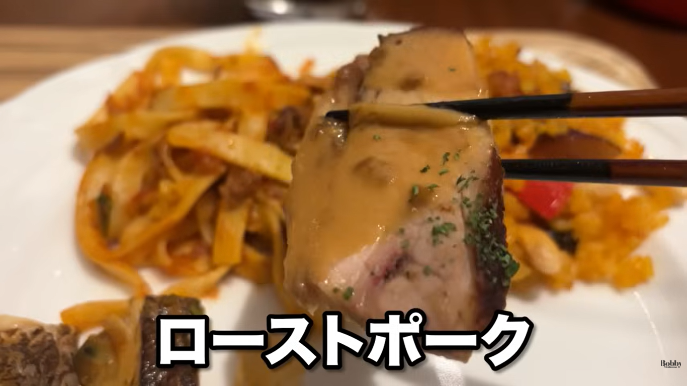 ファンタジースプリングスレストラン　ディナーブッフェ　夕食